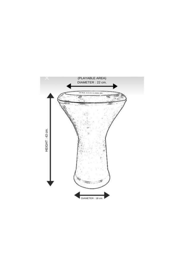 Darbuka - Mısır Darbuka Siyah - Kılıf Hediyeli - 2