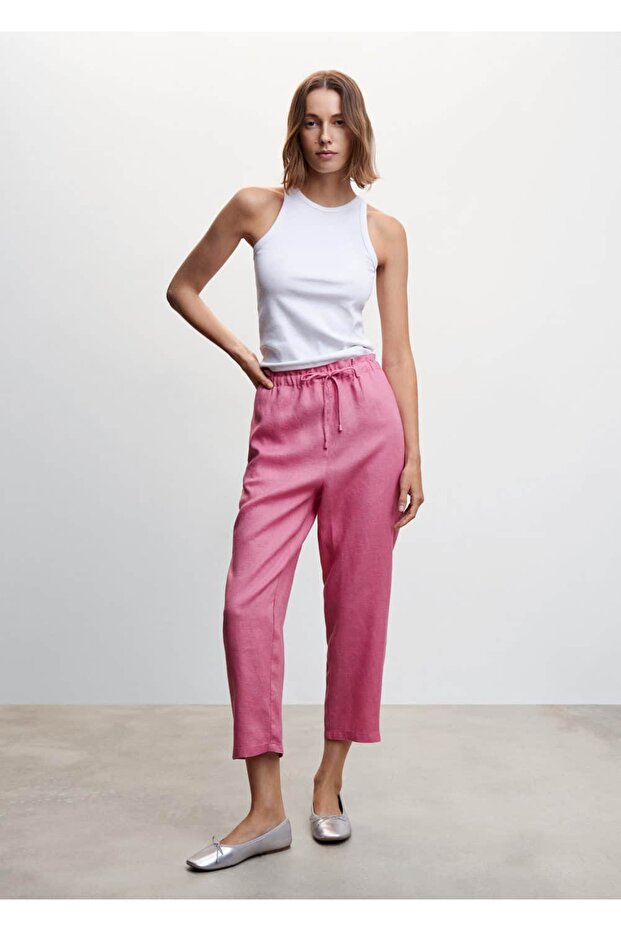 Keten Jogger Pantolon - 2