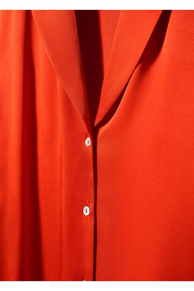 Yakalı Dökümlü Gömlek - 6