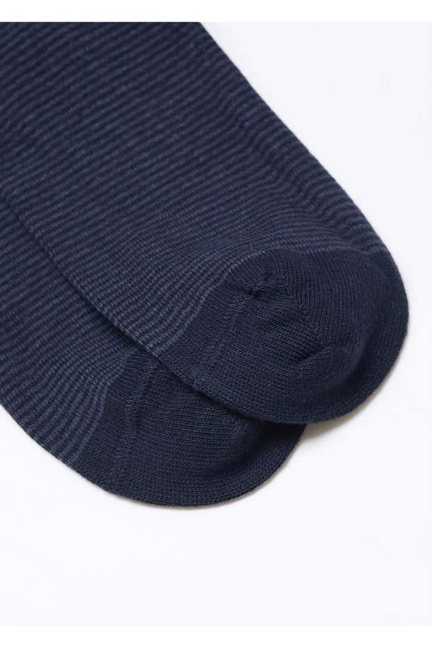 Çizgili pamuklu çorap - 3