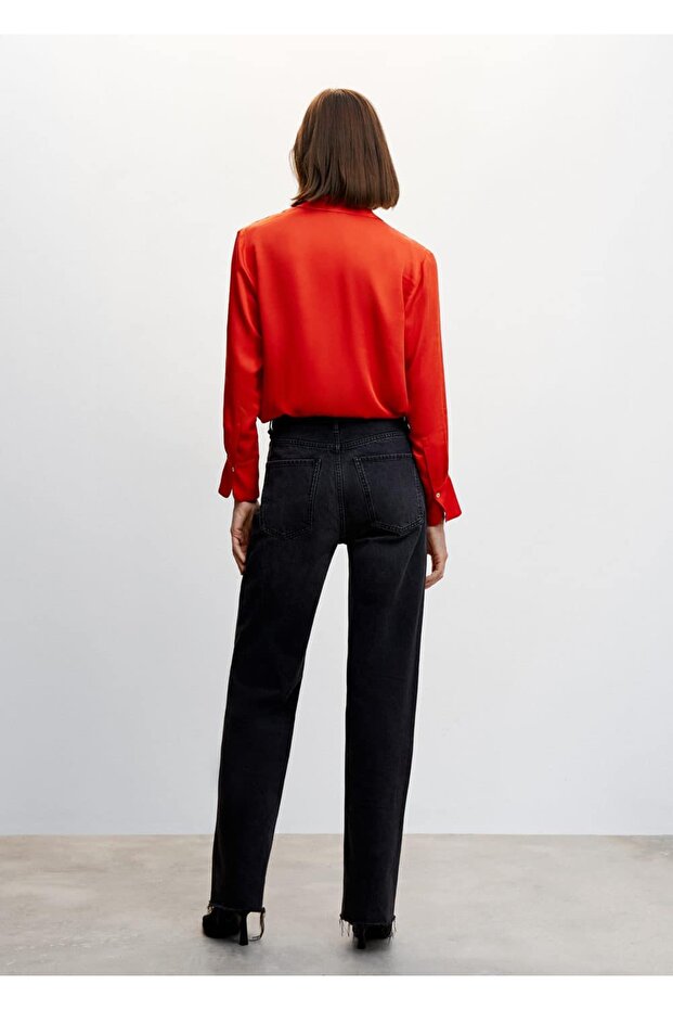 Yakalı Dökümlü Gömlek - 4