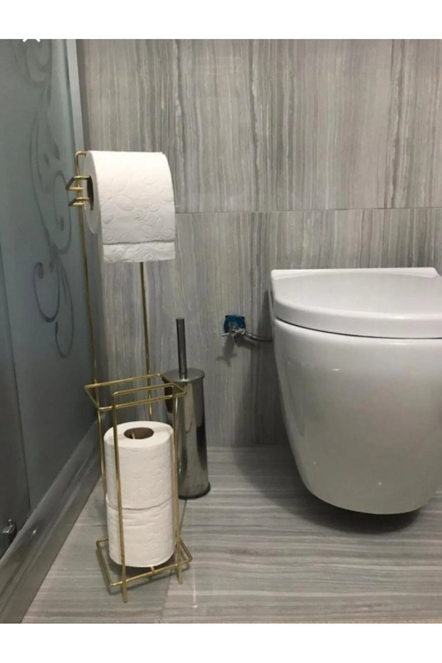 METALAY Toilet Paper Holder, Pedestal WC, Napkin Holder Bathroom Accessory