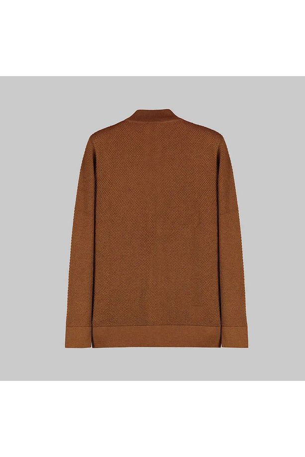 İNTERVİEW DOKUMA FERMUARLI HIRKA -HARDAL - 2