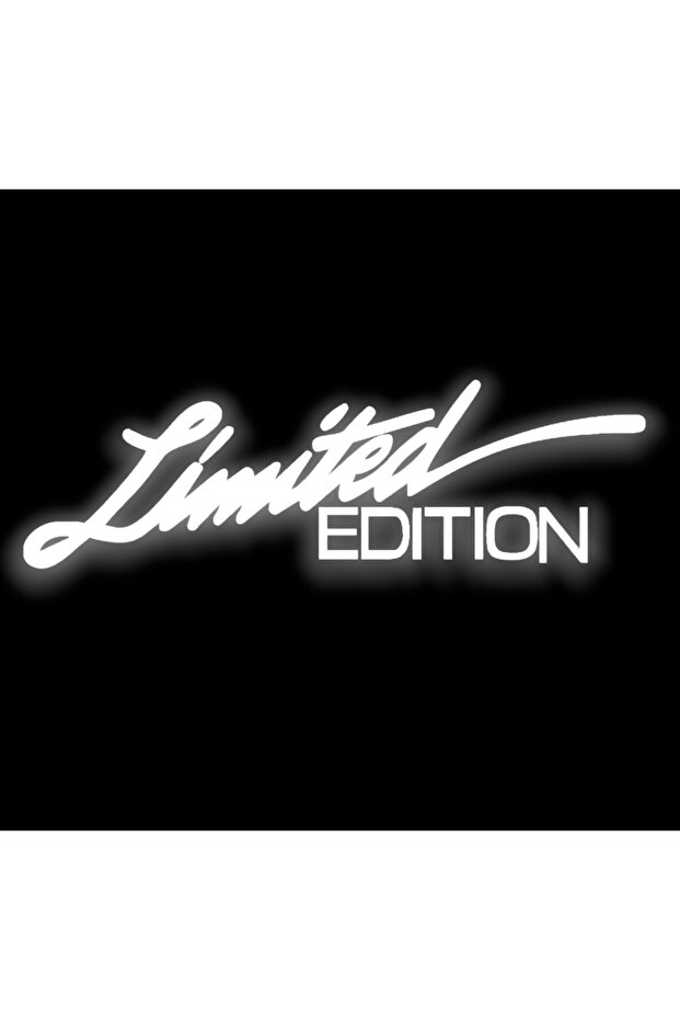 Limited Edition Sticker Car Motor Bike Auto Pc Sticker 20cm*4.5cm REFLECTIVE WHITE