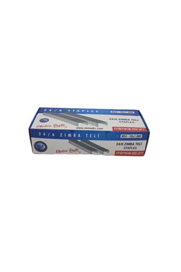 White (nickel) 10 Pieces 24/6 Staples