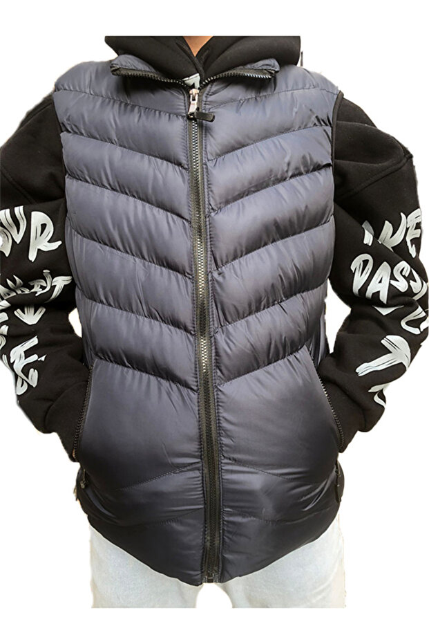 ÖZEL DİKİŞ MODELLİ DOLUM PUFF YELEK - 2