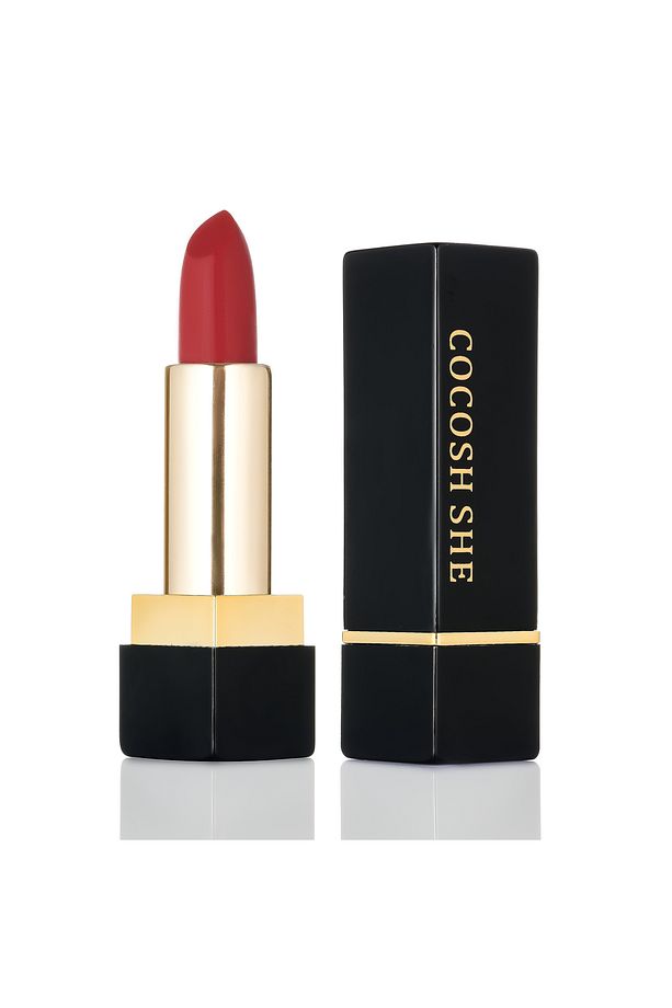 Silk Velvet Lipstick Ruj 02 Crimson, Nemlendirici Etki, Yoğun Pigmentasyon, Kadifemsi Dudaklar - 4
