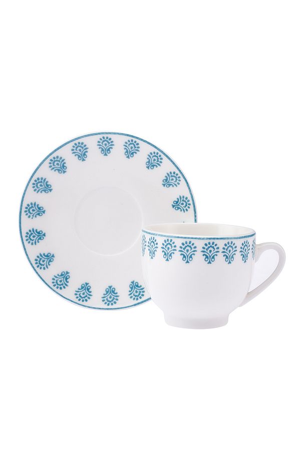 Sierra New Bone 2 Kişilik Kahve Fincan Takımı 90 ml Mavi - 7