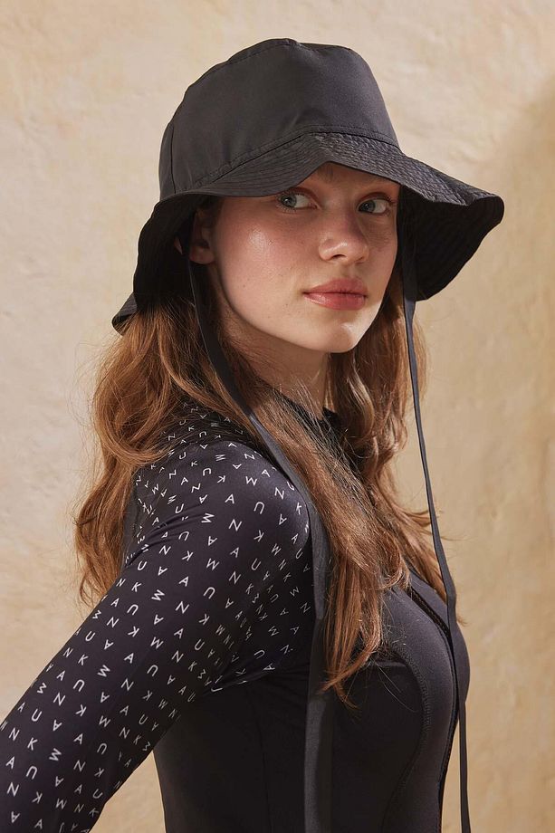 BAĞLAMALI BUCKET ŞAPKA SİYAH - 3