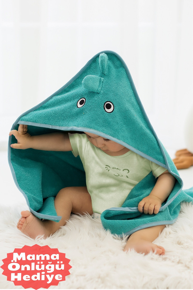 100% Cotton Baby Swaddle Towel - Dino