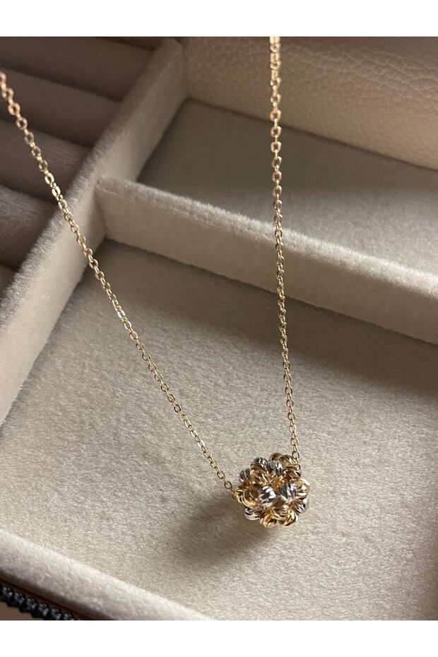 Örme Top Dorika Kolye - 4