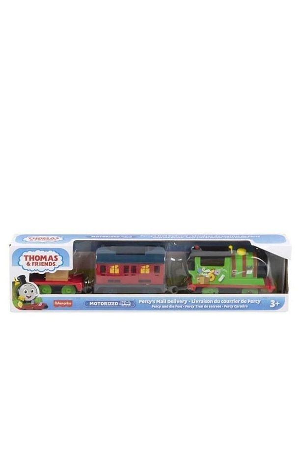 HFX97/HMK04 Fisher-Price Thomas ve Arkadaşları Büyük Tekli Tren Percy's Maıl Delıver - 1