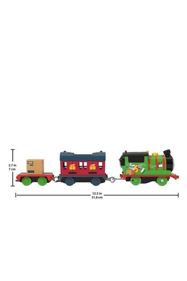 HFX97/HMK04 Fisher-Price Thomas ve Arkadaşları Büyük Tekli Tren Percy's Maıl Delıver - 4
