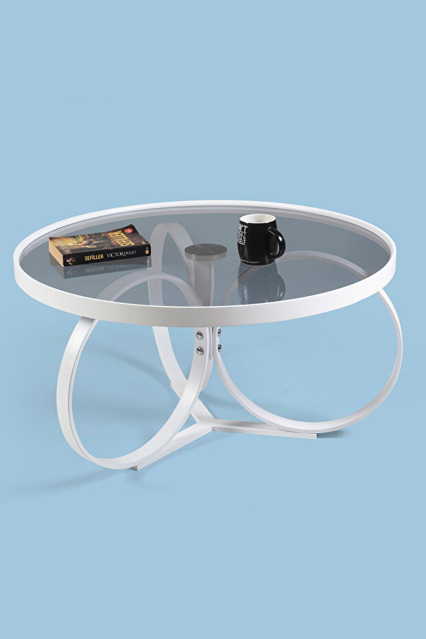 Marry Beyaz Orta Sehpa - 1