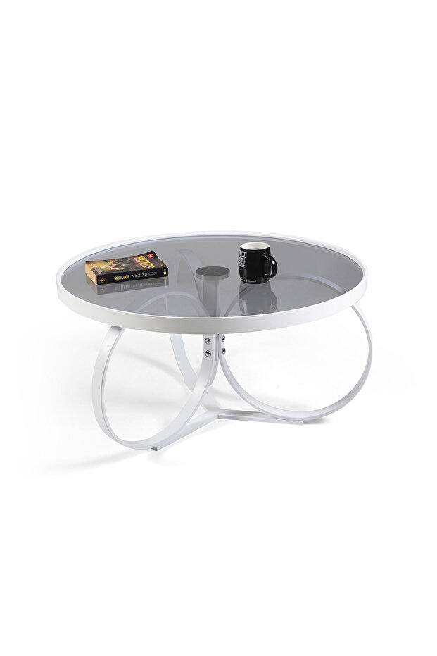 Marry Beyaz Orta Sehpa - 2