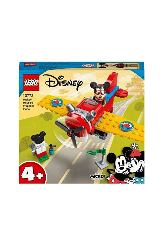 Disney Mickey and Friends Mickey Mouse's Propeller Plane 10772 - Construction Set Toy (59 Pieces)