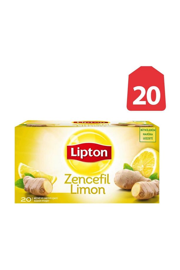 Zencefil ve Limon Bardak Poşet Bitki Çayı 20'li - 1