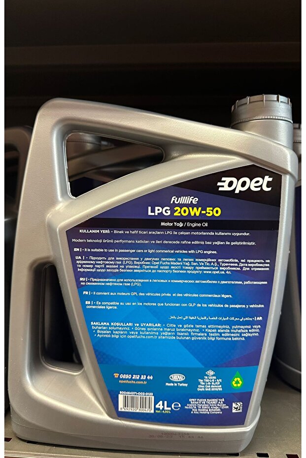 Fulllife Lpg 20w50 4 Lt - 2