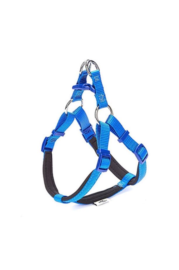 Comfort Dokuma Ronin Köpek Göğüs Tasması Small Mavi 1,5x40-45 Cm - 1