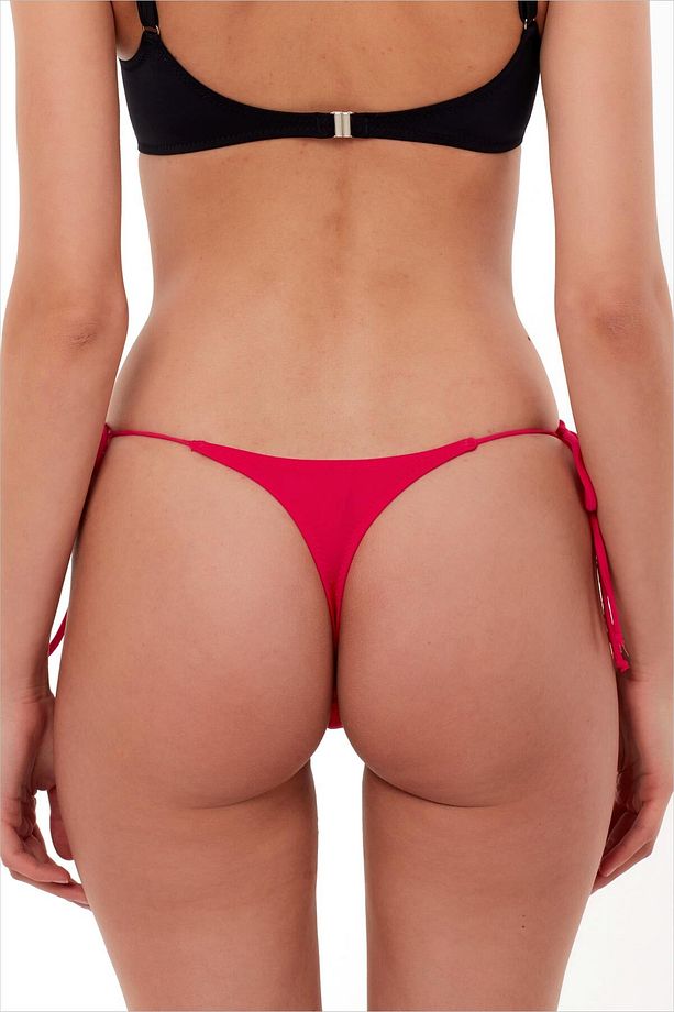 63005 Kırmızı String Bikini Altı - 2