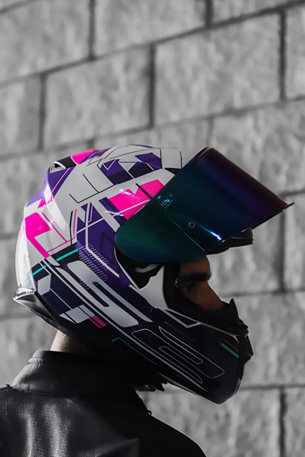 STREAM EVO SCAPE BEYAZ NEON MOR - 6