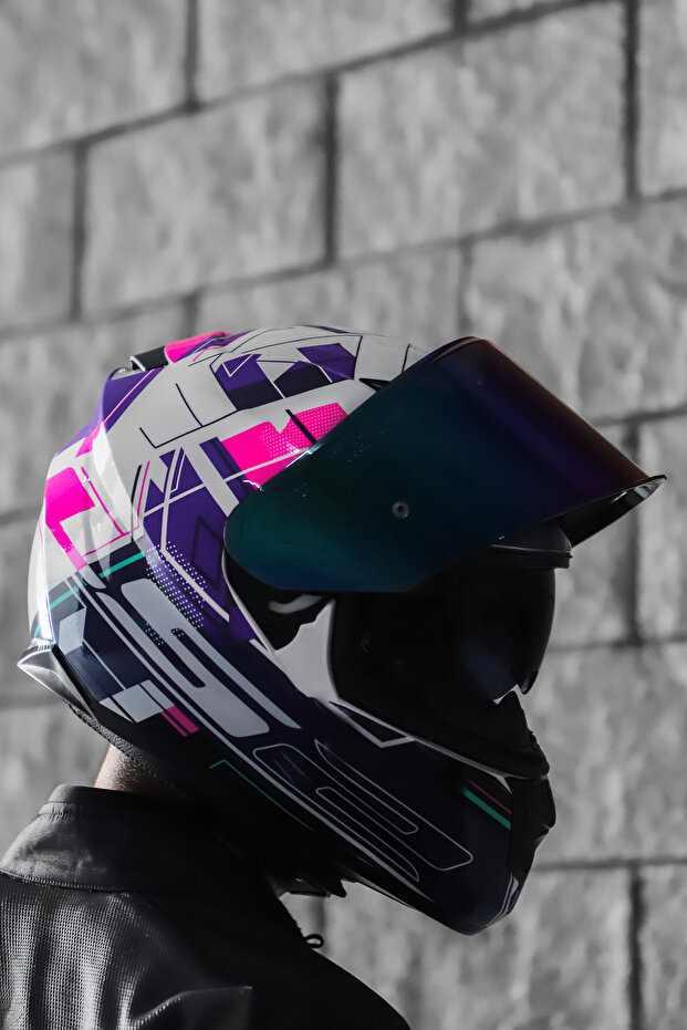 STREAM EVO SCAPE BEYAZ NEON MOR - 5