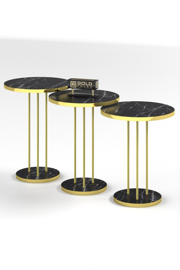 Zigon Sehpa Terra Bendir Gold - 6