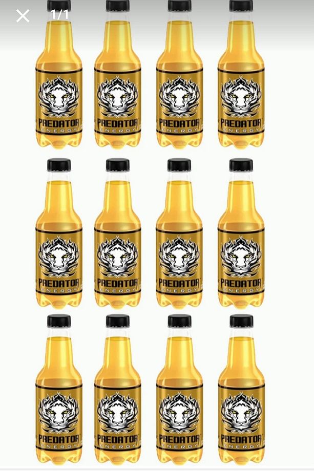 Predatör enerji içeceği predatör gold strike enerji içeceği 1000ml×12 adet - 1