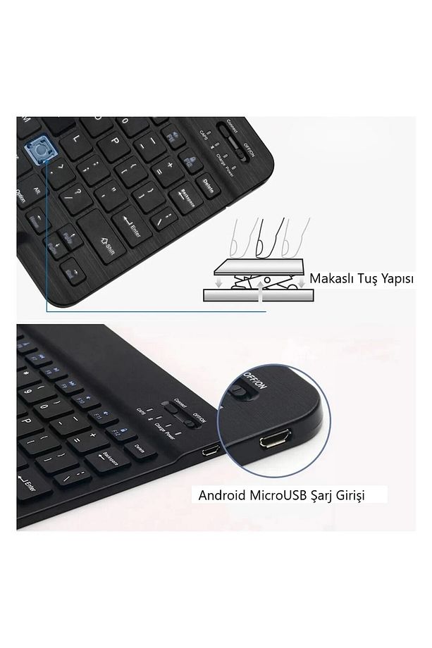 Huaweı Matepad 11.5-inch Papermatte Edition Tablet Uyumlu Slim Şarjlı Bluetooth Klavye Ve Mouse Seti - 2