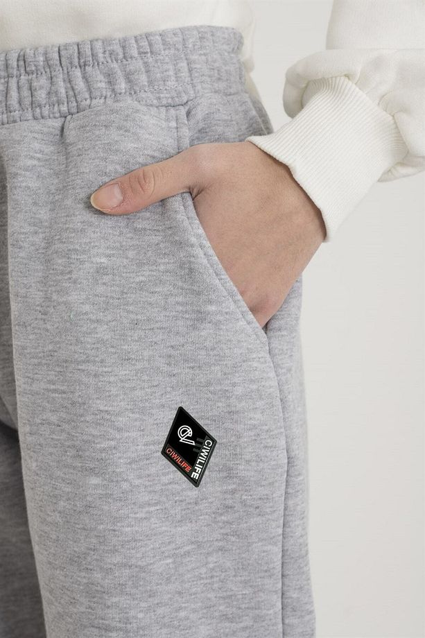 Unisex 2ip Örme Kumaş Eşofman Alt - 2