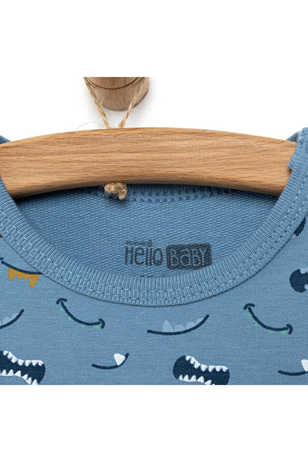 HelloBaby Empirme Desen Uzun Kol Body Unisex - 3