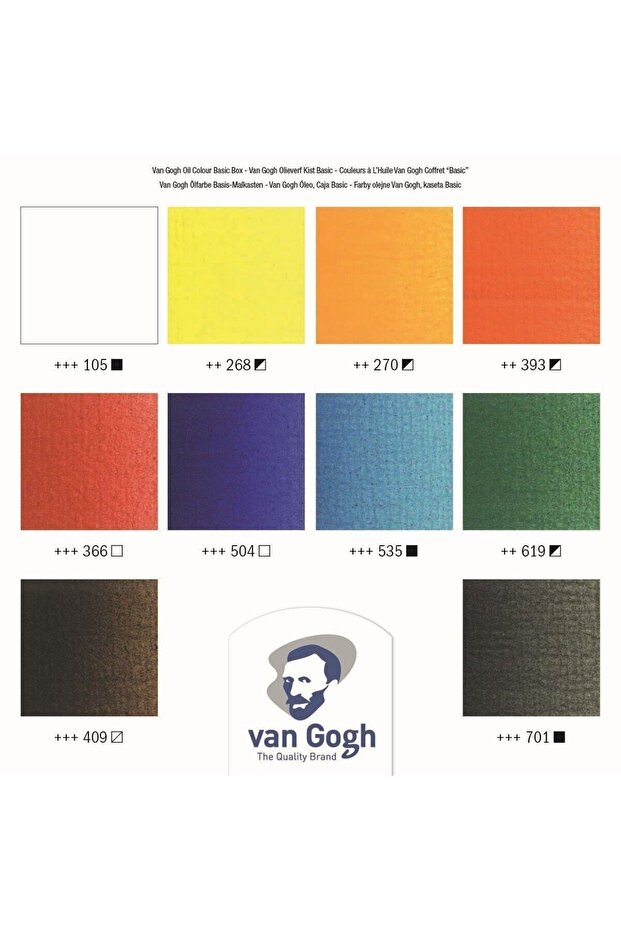 Yağlı Boya Seti Basic Box 10x40ml + Aks. (ahşap Kutu) - 5