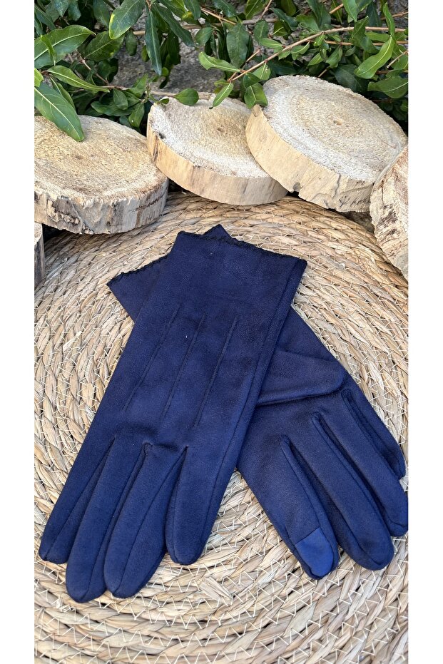 Kadın viskon dokunmatik eldiven - 1