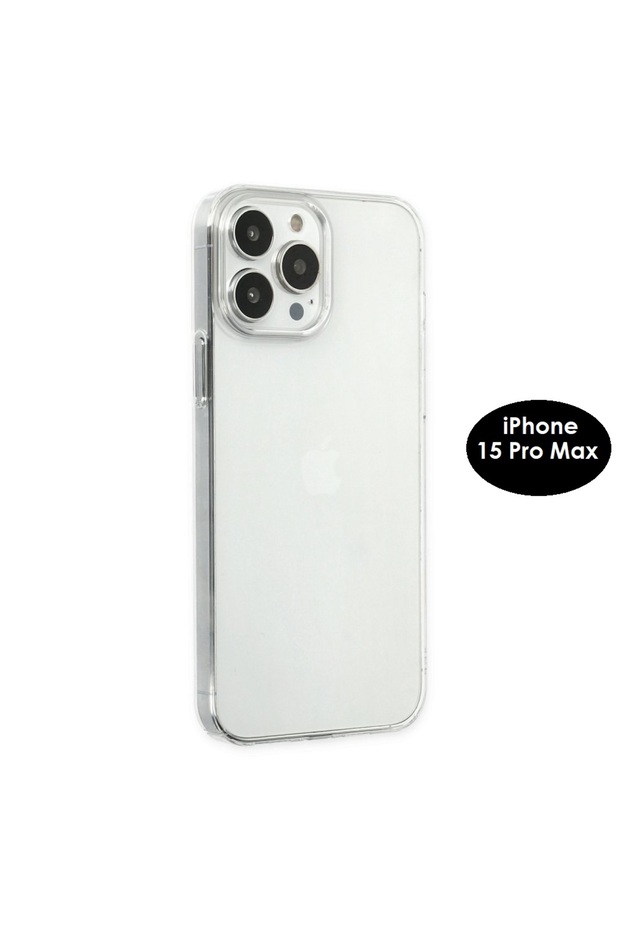 Hard Mica Non-Yellowing Stain-Resistant Crystal Clarity Transparent Phone Case Compatible with iPhone 15 Pro Max