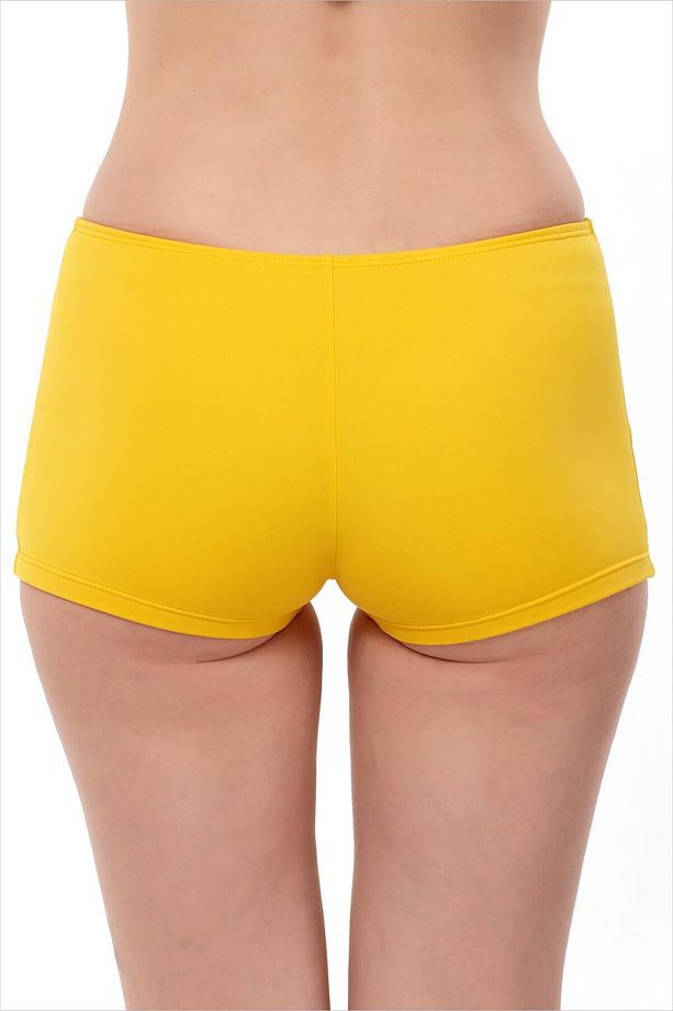 63010 Sarı Boxer Bikini Altı - 2