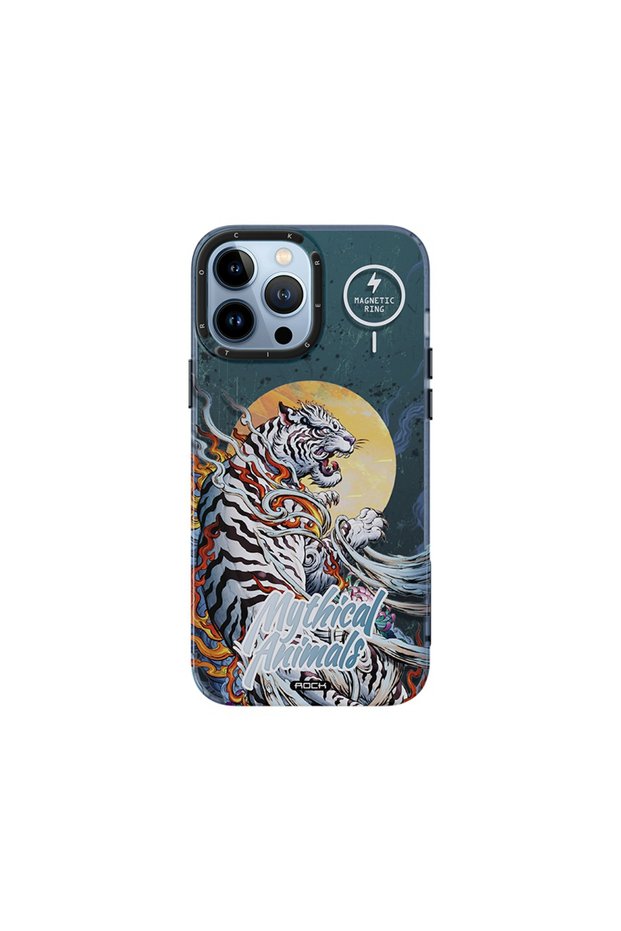 iPhone 13 Pro Max Inshare Series Compatible Magsafe Case Tıger