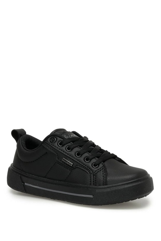 Moriel J Black Comfortable Sole Lace-Up Girls' Sports Shoes