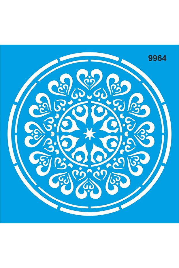 قالب استنسل ماندالا 50x50 - بدون إرجاع!