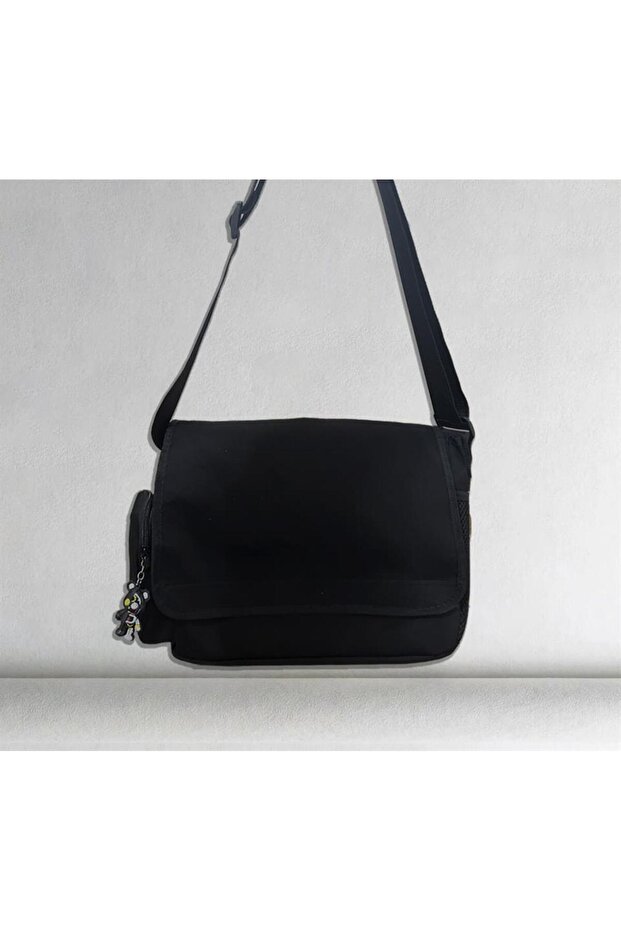 Streetwear Unisex Black Messenger Bag