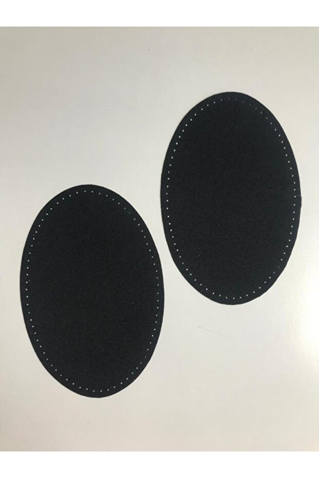 Sew-on Black Woven Elbow Knee Repair Patch Iron On with Ironing (10X15CM) (2 pieces)