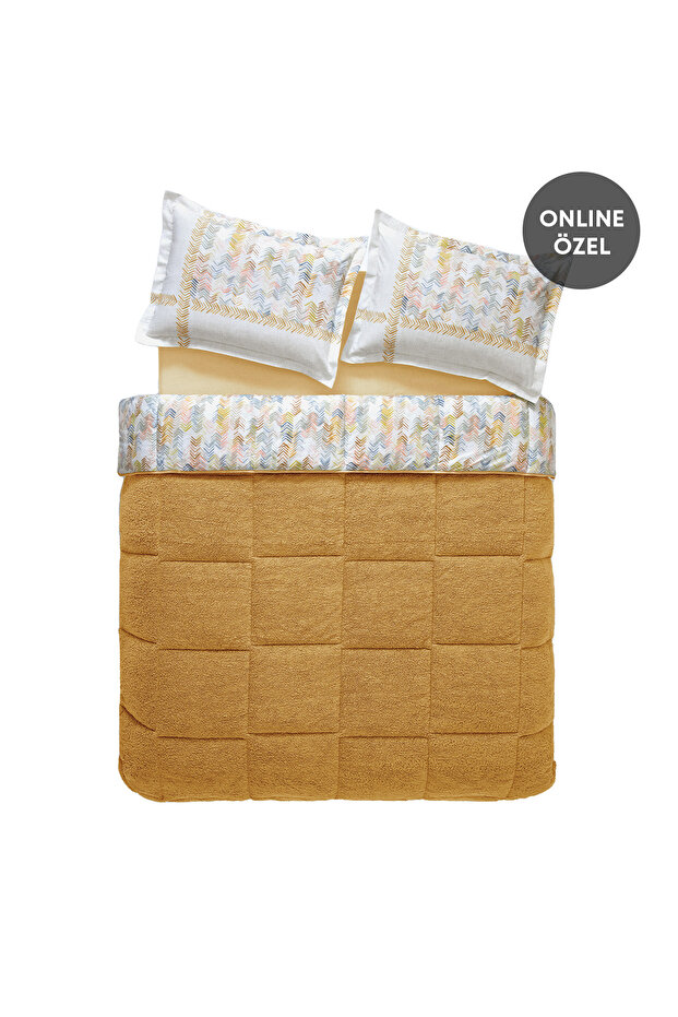 Leora Çift Kişilik Triola Set - Somon - 4