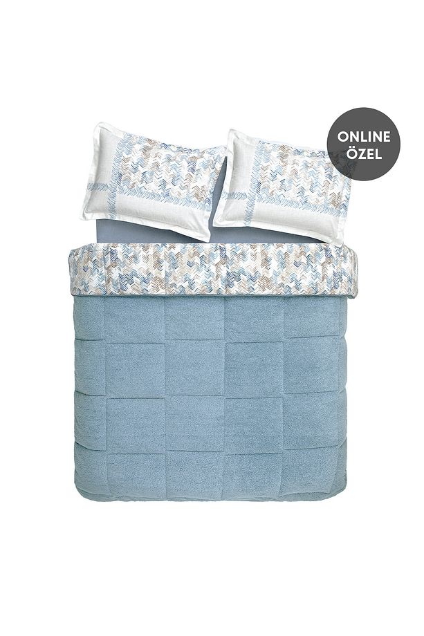 Leora Tek Kişilik Triola Set - Indigo - 4
