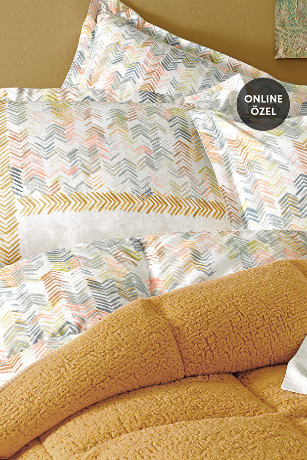 Leora Çift Kişilik Triola Set - Somon - 2