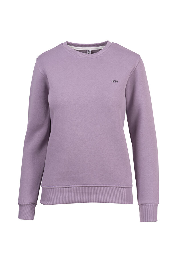 Women's High Quality Crew Neck 3 Thread Raised Sports Winter Sweatshirt