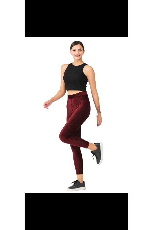 Corduroy High Waist Leggings