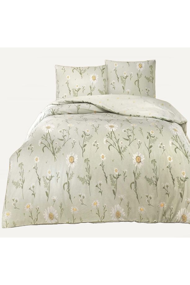 Nevresim Takımı Laurel Yeşil Çift Kişilik Lastiksiz 200 Cm X 220 Cm - 4