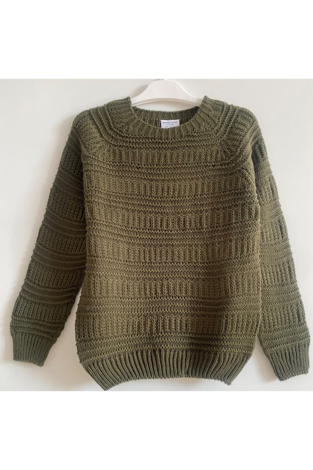 Children's Knitwear Sweater - Long Sleeve and Soft Textured Casual Model
