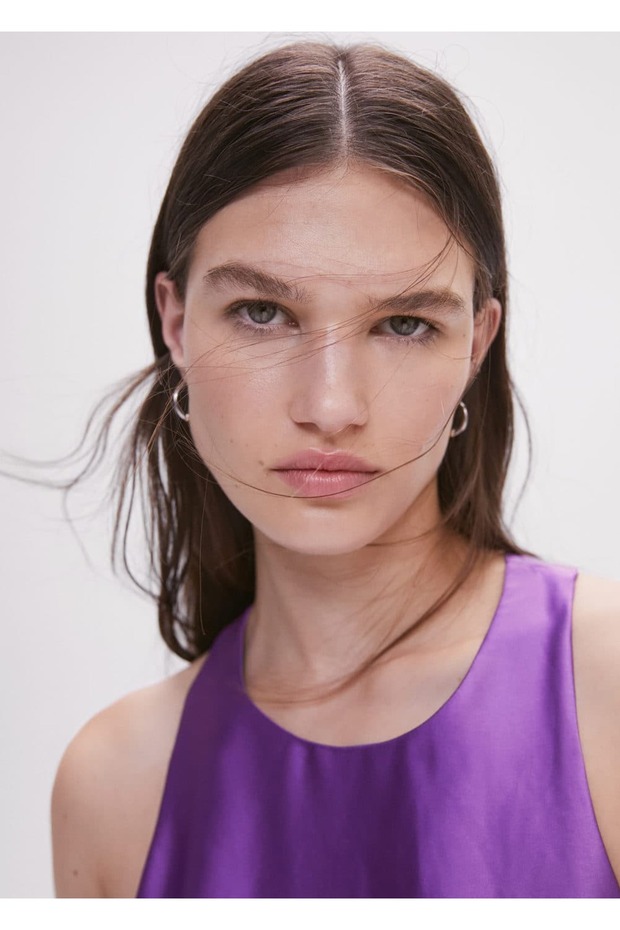 Sırtı Çapraz Saten Elbise - 6