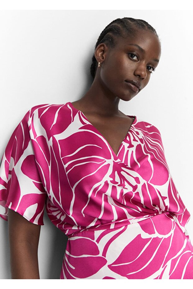 Anvelop saten elbise - 5