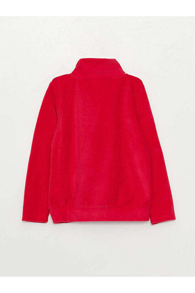 LCW Kids Dik Yaka Basic Uzun Kollu Polar Kız Çocuk Pijama Üst - 2